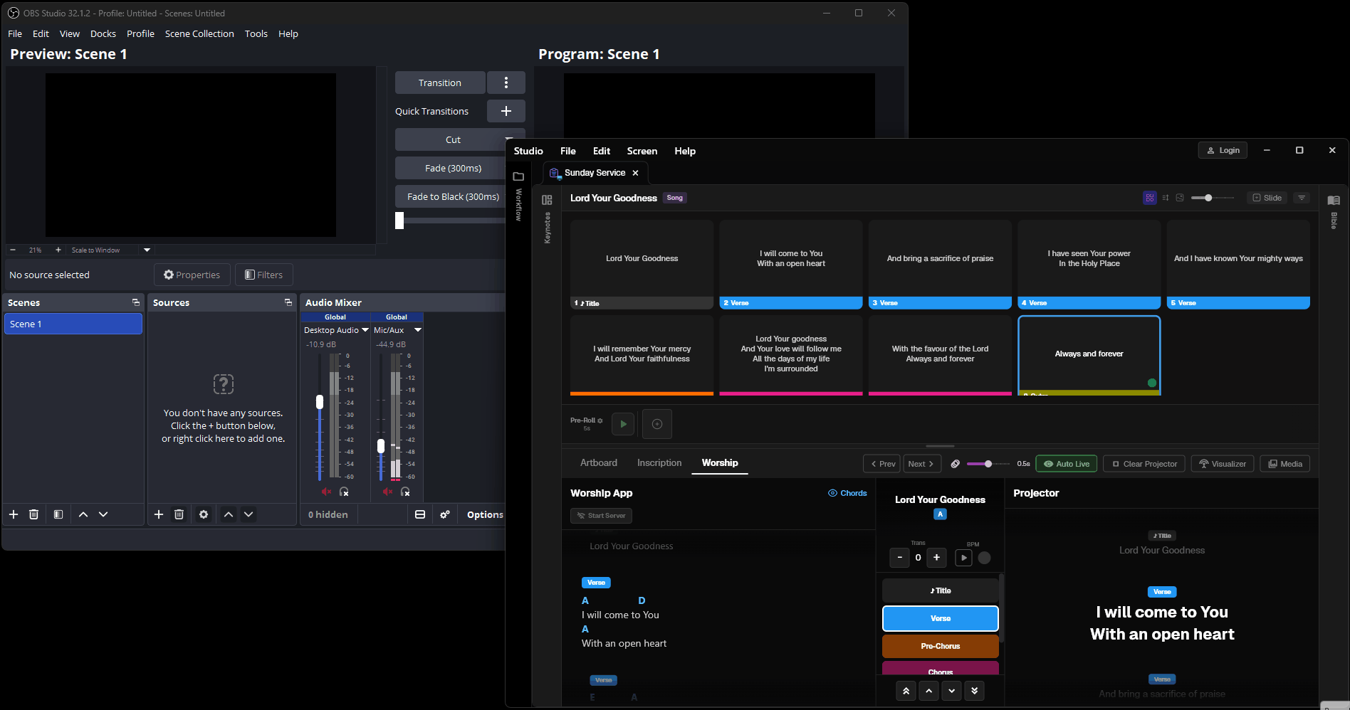 Connecting WeConnect Studio to OBS